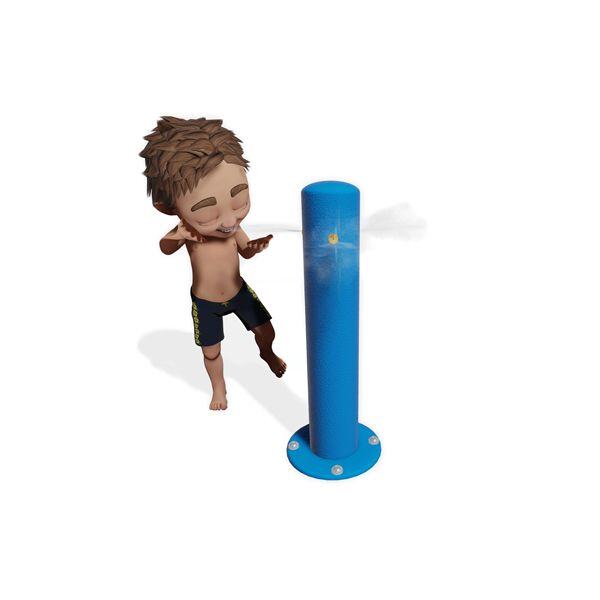 Cool Stick is a simple spray feature with misting nozzles.