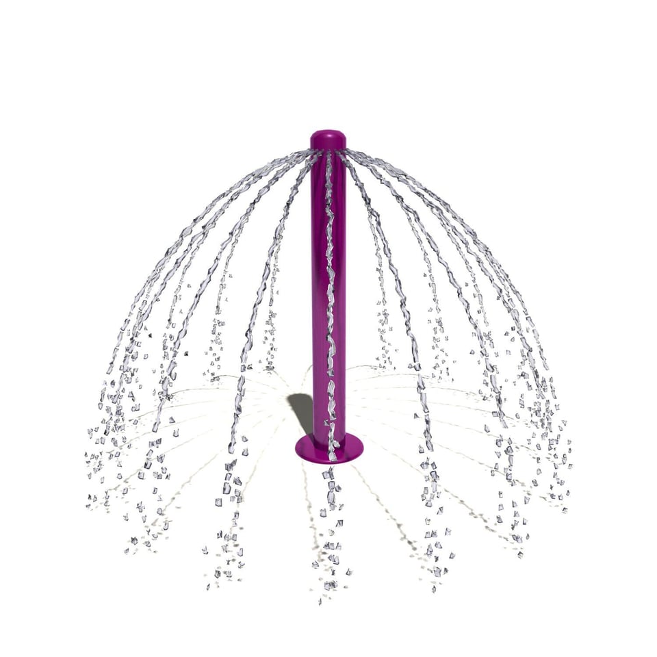 The Water Web™ casts a circle of web-like streams.